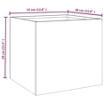 thumbnail image 4 of vidaXL Planters 2 pcs 32x30x29 cm Corten Steel, 4 of 5