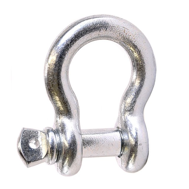 TrailFX D-Ring WA044 Goupille 3/4 Pouce; Poids de 9 500 Livres; Argent; Acier; Simple