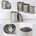 thumbnail image 3 of Double Wall Titanium Water Cup Coffee Tea Mug with Lid for Home Outdoor Camping, 3 of 8