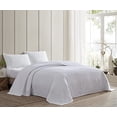 thumbnail image 2 of Beatrice Home Fashions Couvre-Lit en Chenille à Canaux, Lit Simple, Blanc, 2 of 4