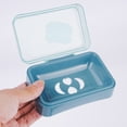 thumbnail image 4 of Soap Container With Lid, Usavan Cute Character Soap Holder for Clean Storage, Efficient Water Drainage Compact Portable Soap Box for Bathroom Travel Dorm, 4 of 7