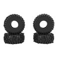 thumbnail image 2 of 1.9 Inch Rubber Tires, Black Stable Driving 1.9 Inch Tires Excellent Grip  for 1/10 RC Climbing Car, 2 of 7