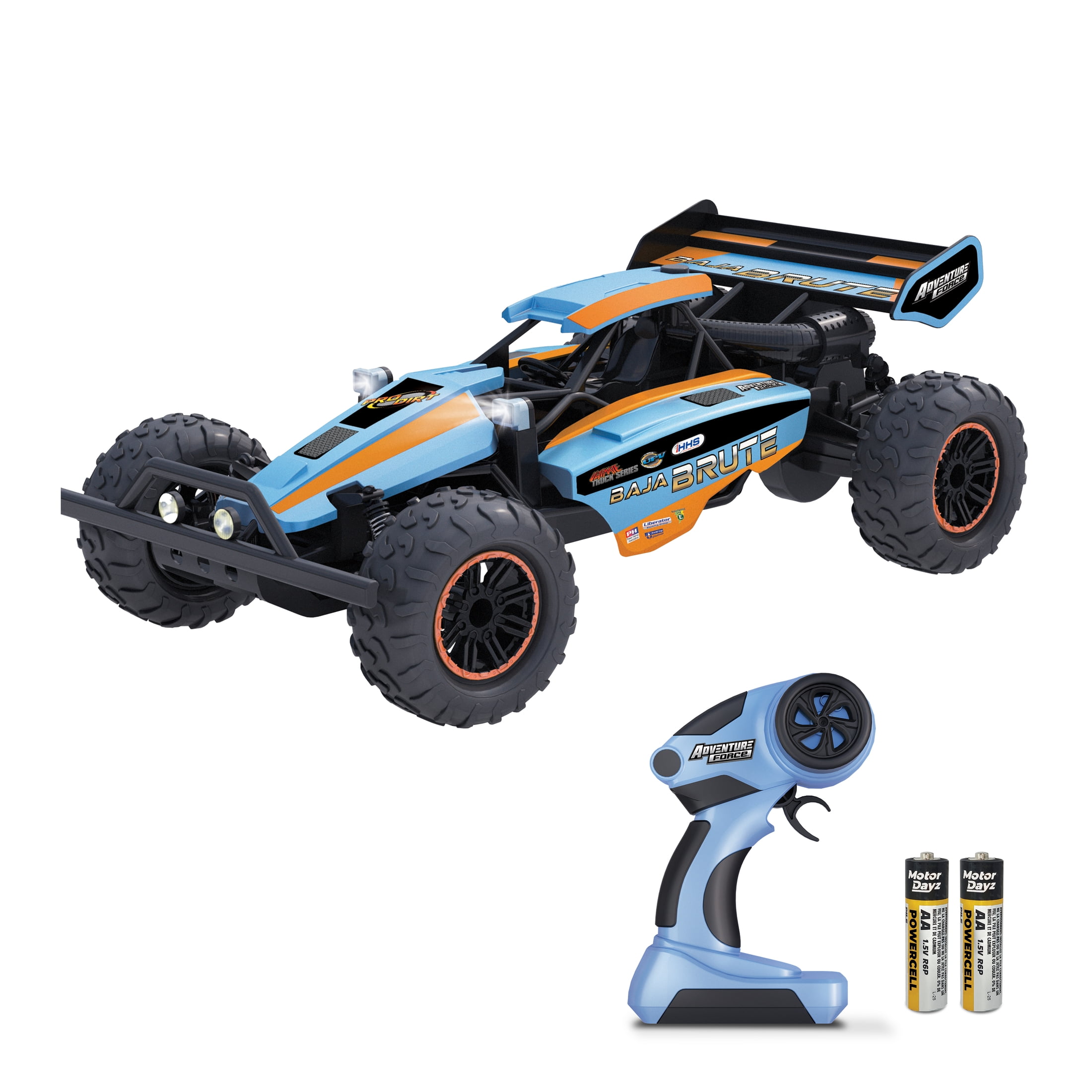 Buggy télécommandé bleu glacier Adventure Force (1:8) Baja Brute