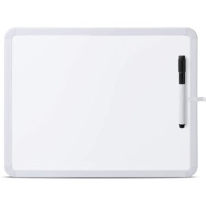 Panneau d'effacement sec, 20 x 30 cm) avec marqueur d'effacement à sec noir, petit tableau blanc, tableau blanc étudiant, petit panneau d'exacerbation à sec, mini tableau blanc, mini tableau blanc, mini panneau d'effacement sec