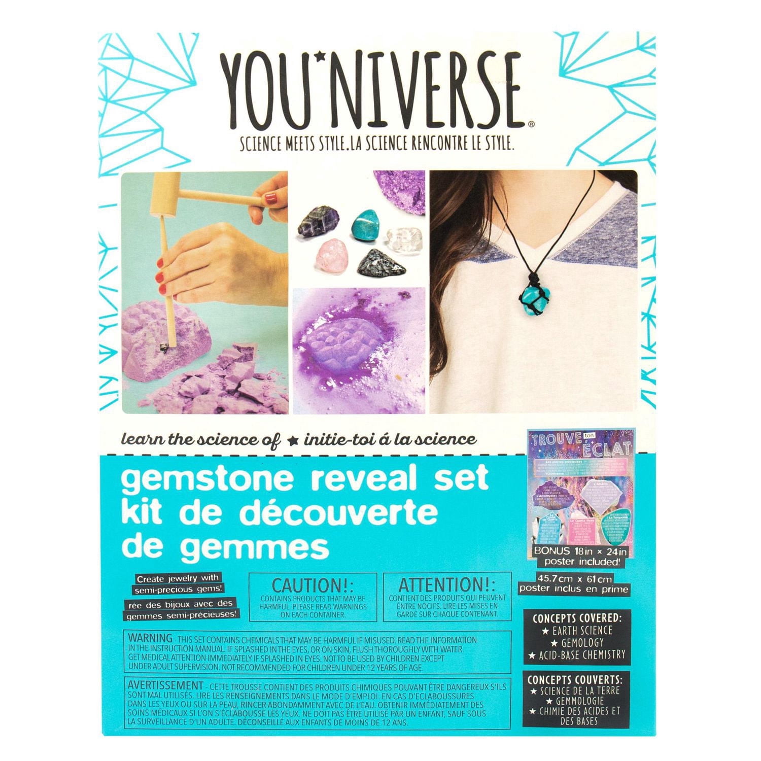 YOUniverse Kit de Découverte de Gemmes