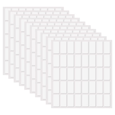 Uxcell 400 Pcs Autocollantes pour Suspension Murale, Pâte Adhésive Amovible pour Affiche, Pâte de Montage Double Face pour Accrocher des Images et des Oeuvres d'Art de Musée (10mm x 20mm)