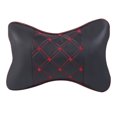 thumbnail image 1 of CARTTOU Car Seat Headrest Car Interior Pu Leather General-Purpose Breathable Car Bone Pillow Backrest, 1 of 7