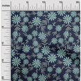 thumbnail image 1 of oneOone Silk Tabby Fabric Leaves & Floral Artistic Print Sewing Fabric BTY 42 Inch Wide, 1 of 1