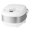 thumbnail image 1 of CUCKOO 12-Cup (Cooked) Rice Cooker, 10 Menu Options: White Rice, Brown Rice & More, Touch-Screen, Nonstick Inner Pot, CR-0605F, White/Silver, 1 of 9