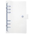 thumbnail image 1 of Binder Cover Bouton-Pression Classeur Transparent Couverture de Carnet Rechargeable, 1 of 8