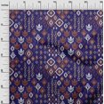 thumbnail image 2 of oneOone Cotton Cambric Fabric Block & Geometric Ikat Print Fabric BTY 56 Inch Wide, 2 of 4