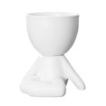 thumbnail image 2 of YAOMOBB Indoor Plant Decoration Pot Creative Craft Desktop Vase Container Small Figure Potted Plant Pot Mini Human Shaped Ceramic Flower Pot, 2 of 7