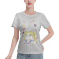 thumbnail image 1 of T-Shirt Basique à Manches Courtes pour Femmes Sailor Moon Lièvre Lunaire, 1 of 6