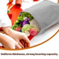 thumbnail image 3 of Kraft Paper Bag Washable Kraft Paper Storage Pouch Vegetable Fruits Storage Bag for Pantries, 3 of 8