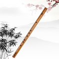 thumbnail image 3 of Traditional Wooden Flute Great Sound Woodwind Musical Instrument Gift , 52x2.45cm, 3 of 8