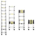 thumbnail image 4 of Telescoping Loft Ladder Extension Ladders 10.5ft 330lbs Max Load for Attic Loft RV Roof Home Office, Aluminum Light Weight Easy to Carry or Storage Stepladder Telescopic Ladder, 4 of 4