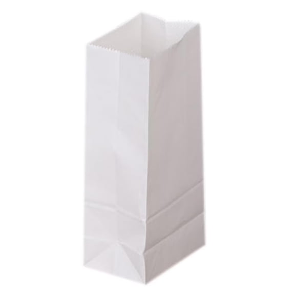 XIPYYKM White Paper Bags 50-Count, White Sandwich Paper Bags, Candy, Snacks, Treats, Popcorn Bags & Bulk Disposable Lunch Sacks - 3.54 x2.16 x 7.09 Inches