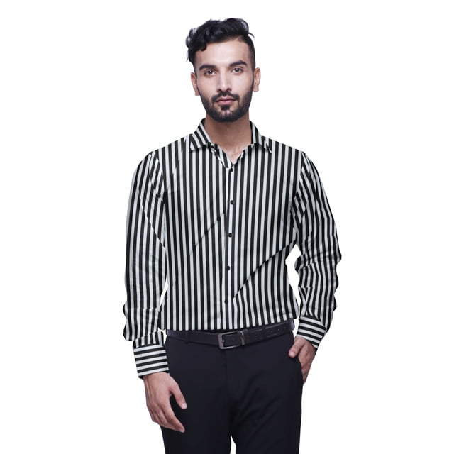BESTMAN Long Sleeve Formal Shirt For Men Button Down Cotton Men Shirts