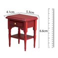 thumbnail image 4 of serony Table de Chevet Miniature Mobilier pour Scène de Vie Jouet pour Enfants Jeu de Simulation, 4 of 9