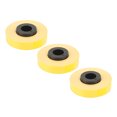 thumbnail image 1 of Label Maker Tape, 9mm Width Evenly Inking PET Material 3 Roll Scratch Resistant Label Maker Tape Refills Tear Resistant  For Vessel For 380 390 White,Yellow, 1 of 8