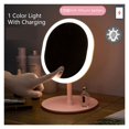 thumbnail image 2 of Makeup Mirror LED Vanity Mirrors Three Lights Cosmetic Miroir With Touch Stand Mirror Adjustable Lighted Make Up Desk Mirrors ,Widely Use, 2 of 7