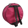 thumbnail image 2 of Baohd Drum Storage Organizer with Shoulder Strap Outside Pockets Case Holder Cloth Professional Small Backpack Instrument Accessories Red, 2 of 6