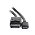 thumbnail image 2 of C2G 3ft USB C to DisplayPort Cable - 4K 30Hz - External video adapter - USB-C - DisplayPort - black, 2 of 7