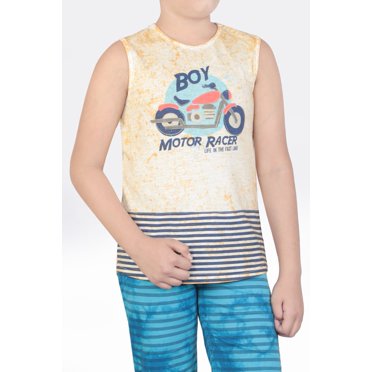 T-SHIRT pour Garçons en Tricot YELLOW