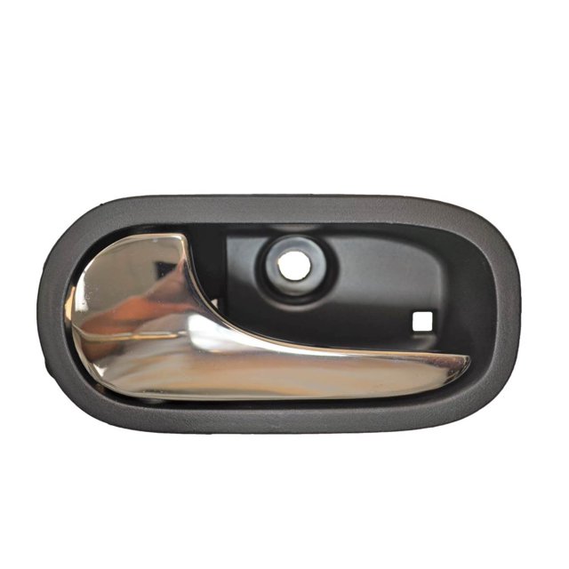PT Auto Warehouse GM-2372MA-RL - Interior Inner Inside Door Handle, Black Housing with Chrome Lever - Driver Side Rear