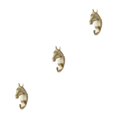 thumbnail image 2 of Wweixi Coat Hooks Easy To Install And Wide Application For Added In Daily Life golden(horse) 3Set, 2 of 6