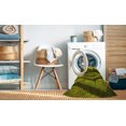 thumbnail image 2 of Ahgly Tapis Rectangulaire Lavable en Machine Intérieur Transitionnel Vert Armée, 2 Pieds x 3 Pieds, 2 of 7