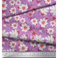 thumbnail image 2 of Soimoi Silk Fabric Cosmos Floral Print Fabric by The Yard 42 Inch Wide, 2 of 3