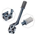 thumbnail image 2 of Bike Chain Cleaning Brush Bicycle Motorcycle Clean Tool Fully surrounded Brush Grey, 2 of 10