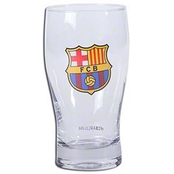 FC Barcelona Pint Glass - Great for any Soccer Fan - 100% Licensed Product - Collector’s Design - Authentic Imported Beer Glass