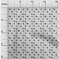 thumbnail image 2 of oneOone Cotton Jersey Gray Fabric Birds Rooster Craft Projects Decor Fabric Printed By The Yard 58 Inch Wide, 2 of 4