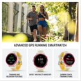 thumbnail image 2 of Garmin® Forerunner® 570, 42mm, Advanced GPS Running and Triathlon Smartwatch, AMOLED Display, Training and Recovery Features, Raspberry Aluminum with Translucent Bone/Mango Band, 2 of 8