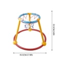 thumbnail image 3 of Floating Water Basketball Frame For Kids Outdoor Swimming Pool Toy Parent Child Water Play Pe Material Portable Easy To Install Includes Pump Basketball, 3 of 6