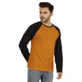 thumbnail image 2 of Inkmeso Men's Regular Fit Round Neck Shirt Solid Raglan Long Sleeve T-Shirts, 2 of 7