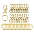 thumbnail image 2 of Lobster Claw Clasps,40PCS Metal Lobster Clasp Gold Lobster Clasp Metal Lobster Clasp Streamlined Design, 2 of 14
