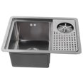 thumbnail image 4 of Bar Cup Cleaner, Durable 304 Stainless Steel Kitchen Accessory Cup Washer  For Milk Tea Shop For Coffee Shop 8P-10 Without Faucet,8P-11 With Faucet, 4 of 8