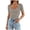 Coffee, variant on HXWCHs Women Solid Organic Cotton T Shirt 2024 Summer Women's Square Neck Ribbed Knit Tee Slim Fitted Casual Short Sleeve Basic top M Dark Gray