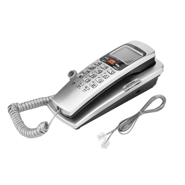 Greensen Téléphone Filaire avec Identification de l'Appelant FSK/DTMF pour Bureau, Poser Téléphone Fixe Mode, Rallonge de Téléphone pour Domicile, Téléphone Fixe, Téléphone Filaire