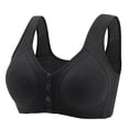 thumbnail image 1 of Kcodviy Women Casual Breathable Tube Bras Button Down Top Bra Medium Bra without Steel Ring Gathering Pack Sports Bras for Women Compression Sports Bra Running Sports Bra, 1 of 8