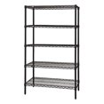 thumbnail image 1 of Black Wire Shelving Unit - 18 x 24 x 74 in., 1 of 1