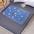 thumbnail image 2 of Feltree Extra-Large Washable Underpad, 60x40 Inch Waterproof Bed Pad with Non-Slip Back, Breathable Cotton Reusable Incontinence Pads for Seniors, Postpartum & Menstrual Care, 2 of 8