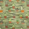 thumbnail image 1 of oneOone Coton Cambric Vert Foncé Tissu Cactus Matière de Robe Tissu Imprimé Tissu au Mètre 56 Pouces de Large, 1 of 5