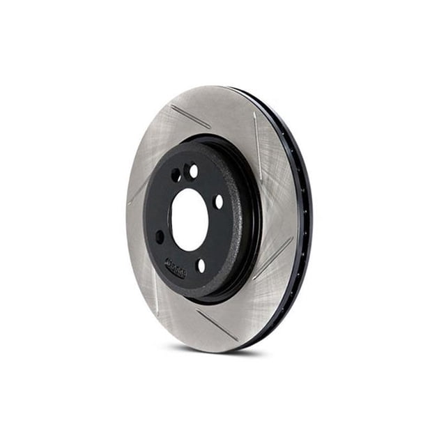 StopTech 126.61110SR Right Front Disc Slotted Brake Rotor for 2014 Ford Fiesta