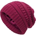 thumbnail image 1 of LinYooLi Bonnet Tricoté pour Femmes, Bonnet d'Hiver Doux et Chaud, 1 of 5