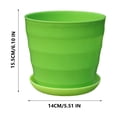 thumbnail image 3 of Fridja Clearance Under 5$ Colourful Plastic Flower Pot Succulent Flowerpot Home Office Decor, 3 of 6