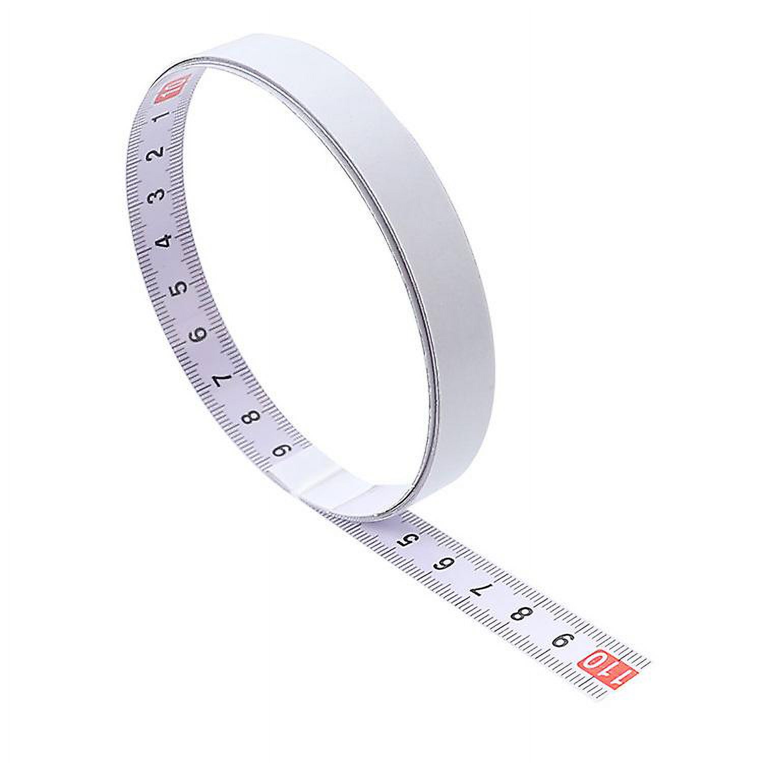 Pit Measure Tape Measure 1m/13mm Adhesive, White